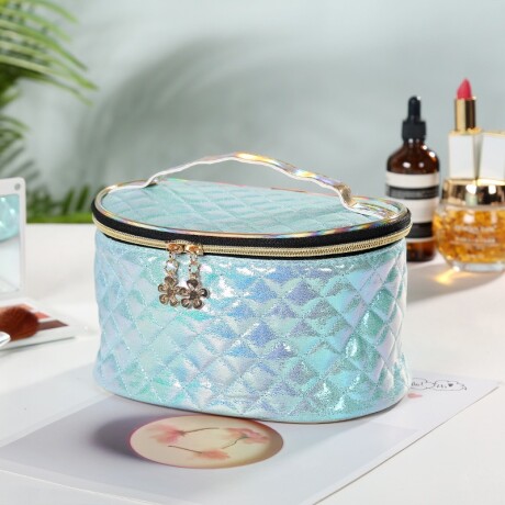 Necessaire Tornasolado Celeste