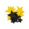 Adorno Estrella x12 Amarillo y negro