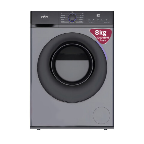 Lavarropas Petra 8kg Inverter Eficiencia A+++ Color Gris Lavarropas Petra 8kg Inverter Eficiencia A+++ Color Gris