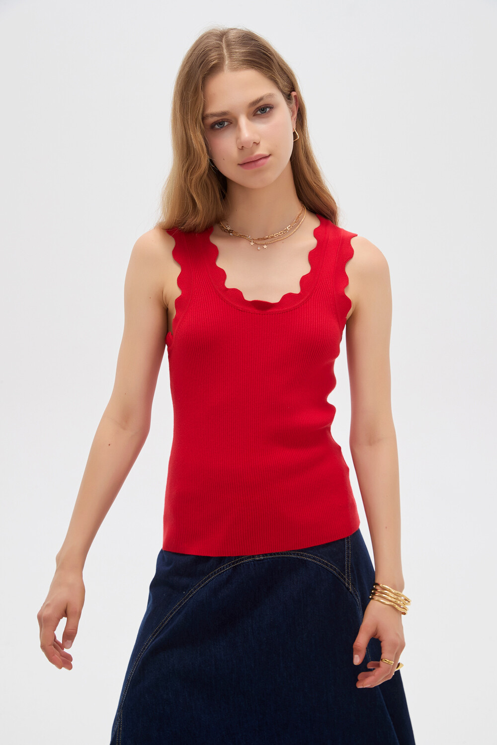 Musculosa Nari Rojo