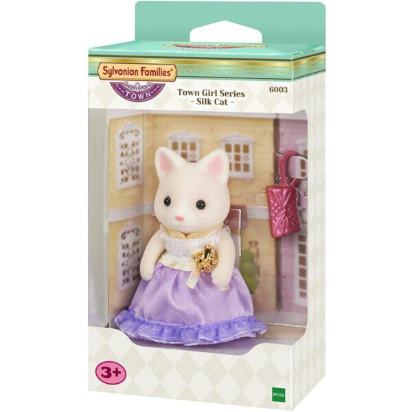 Sylvanian Families Gata De Ciudad Vestido Seda Juguete Niños Sylvanian Families Gata De Ciudad Vestido Seda Juguete Niños