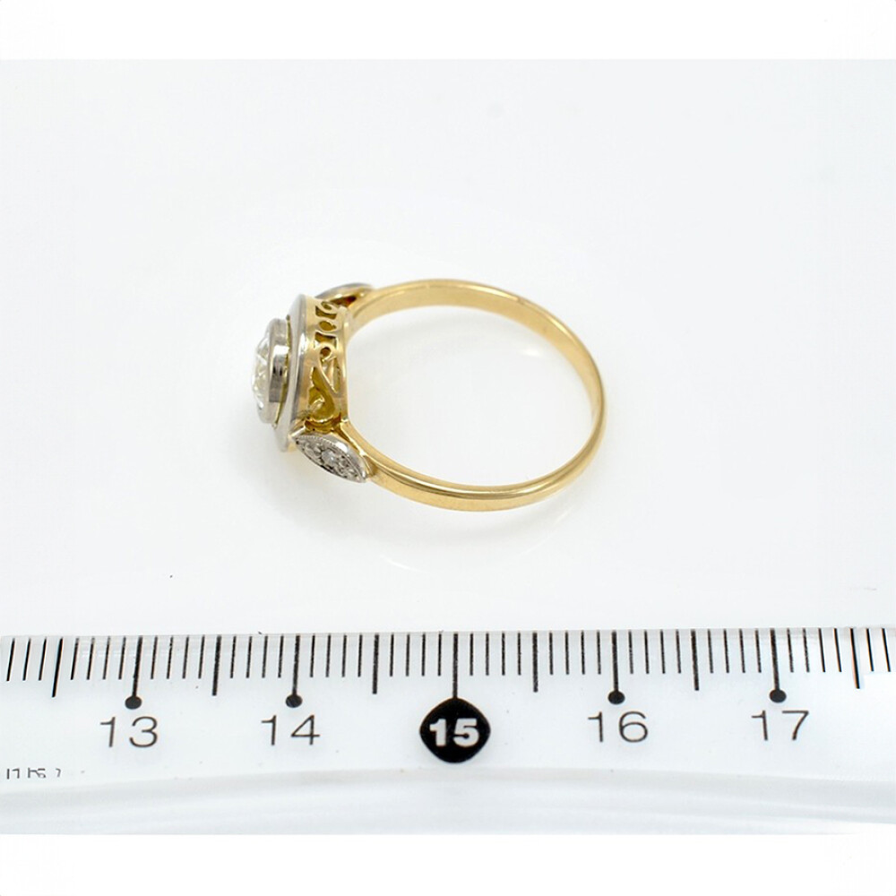 Anillo Oro 18K Y Brillantes Anillo Oro 18K Y Brillantes