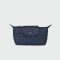 Longchamp -Neceser de cuero con cierre, Le pliage Cuir Azul