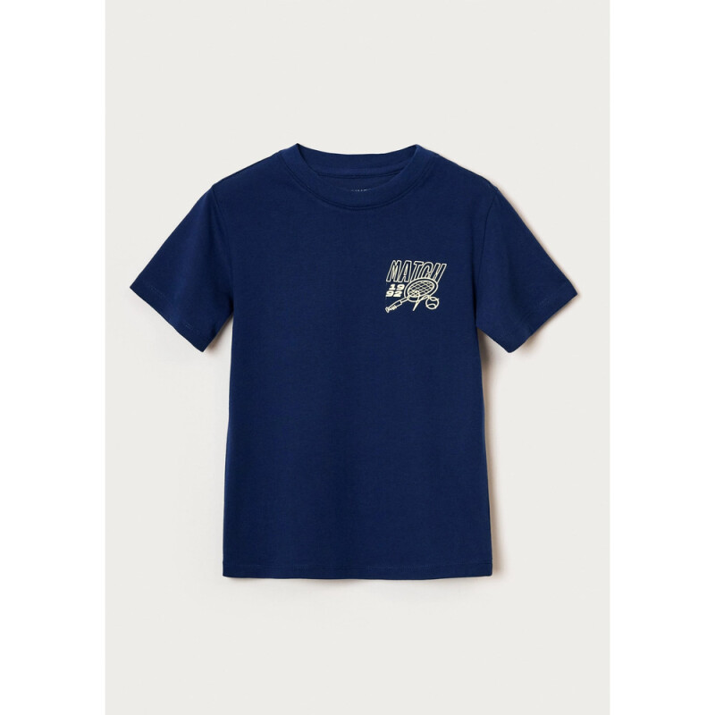 CAMISETA MM MASC AZUL MARINHO