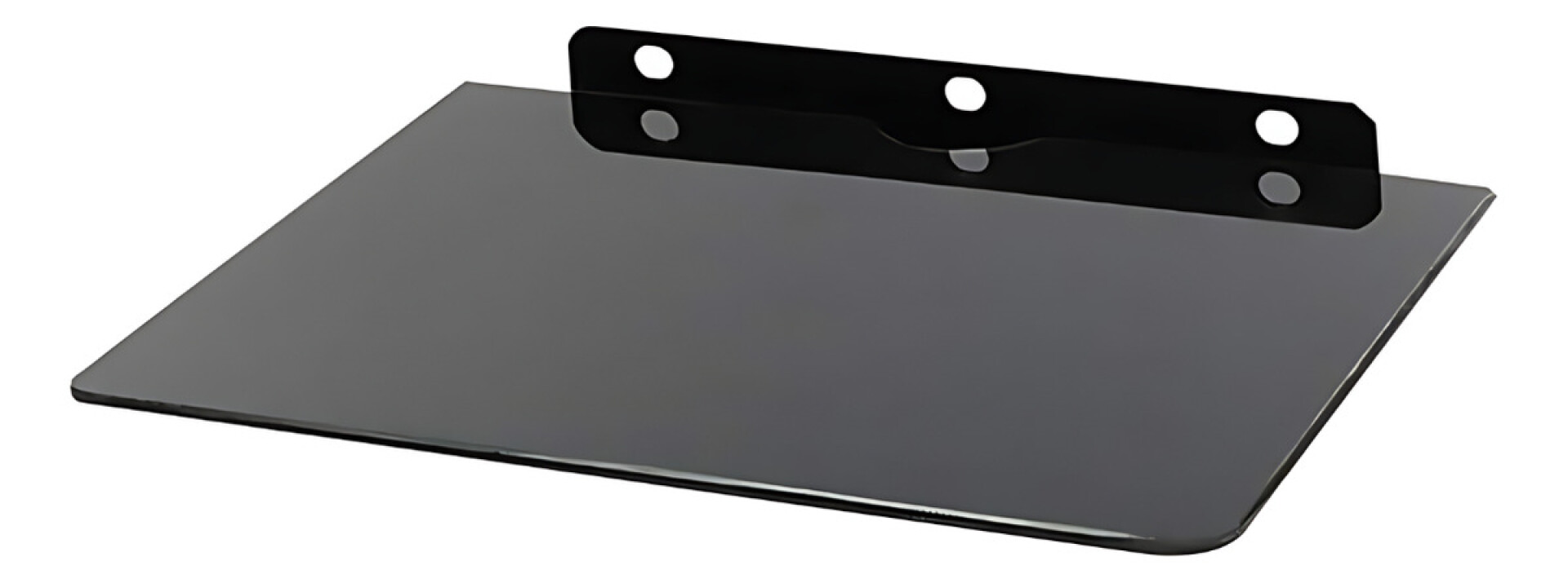 Soporte Canalera, Decodificador, Consola, Dvd Vidrio - Negro 