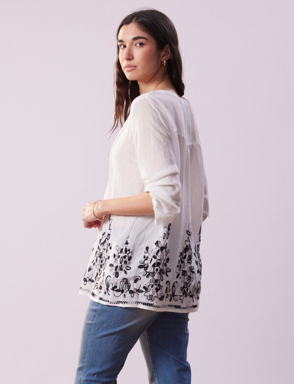 Blusa Bordado BLANCO