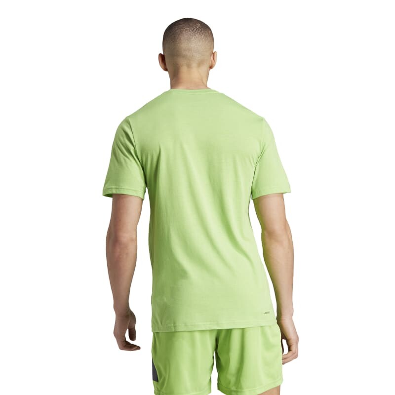 Remera Adidas Train Essentials Feelready Logo Verde