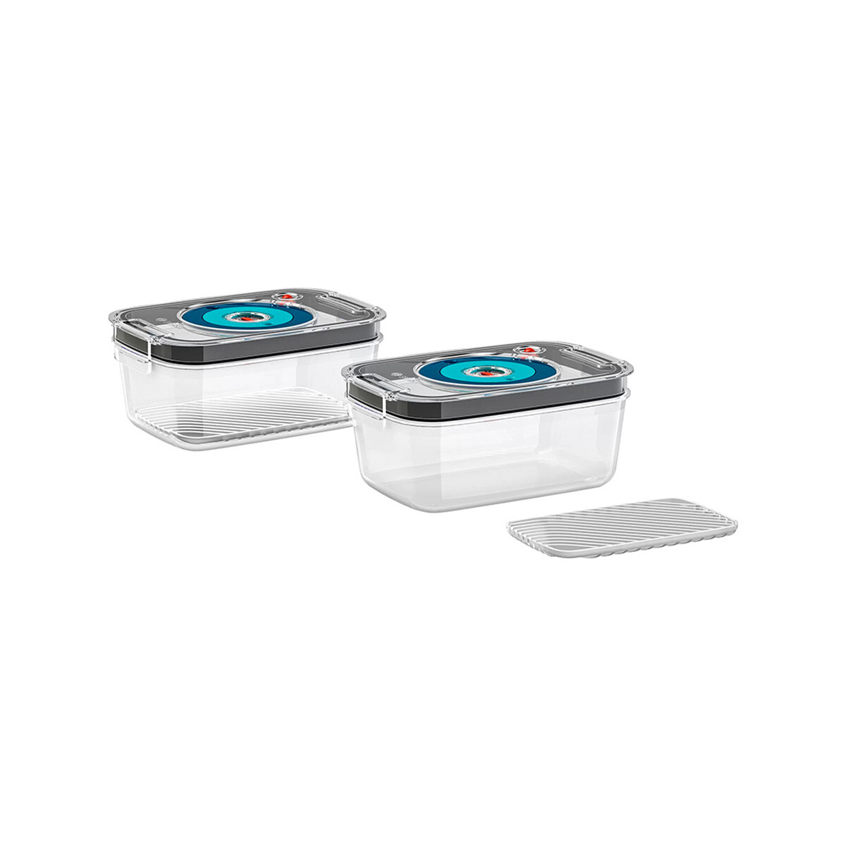 Accesorio Recipiente Al Vacío Bosch Mszv0fc2 - PACK 2 RECIPIENTES AL VACIO 1L BOSCH 