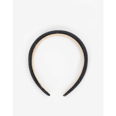 Vincha Rígida Semipuffy Negro