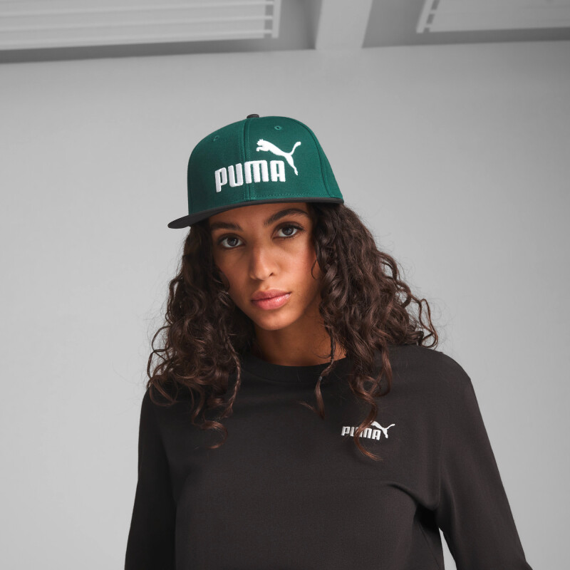 Gorra Ess No. 1 Logo Flat Brim Unisex Negro