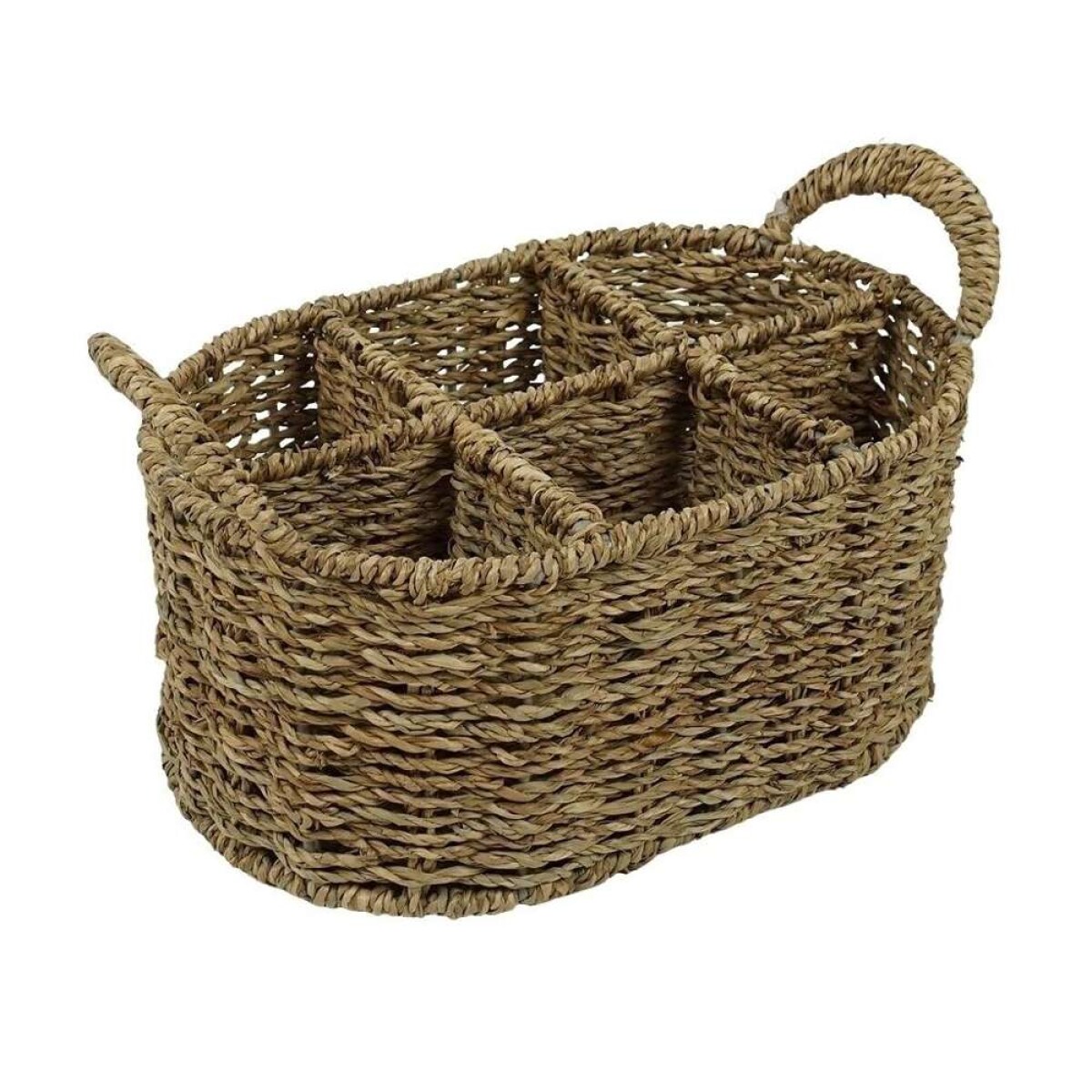 Organizador 6 Div 18X28Xh13Cms - Fibra Natural 