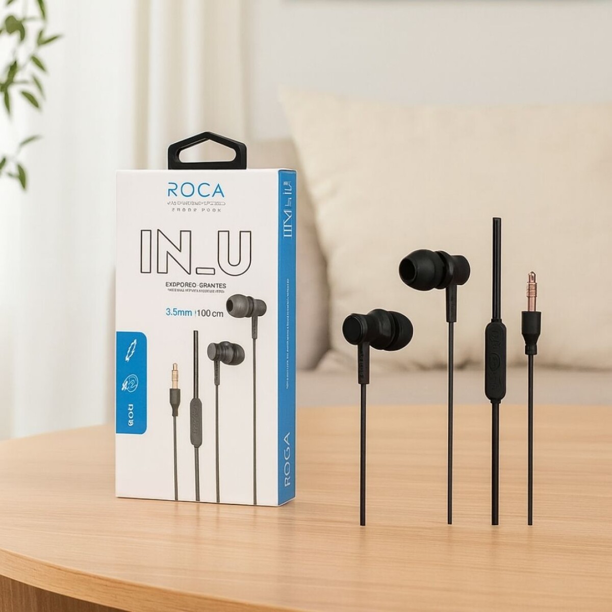 Auriculares Manos Libres Estéreo Universal - NEGRO 