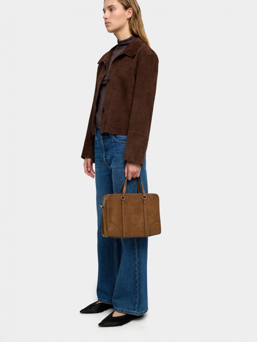 Bolso Tote Con Efecto Piel Y Asa Para El Hombro camel