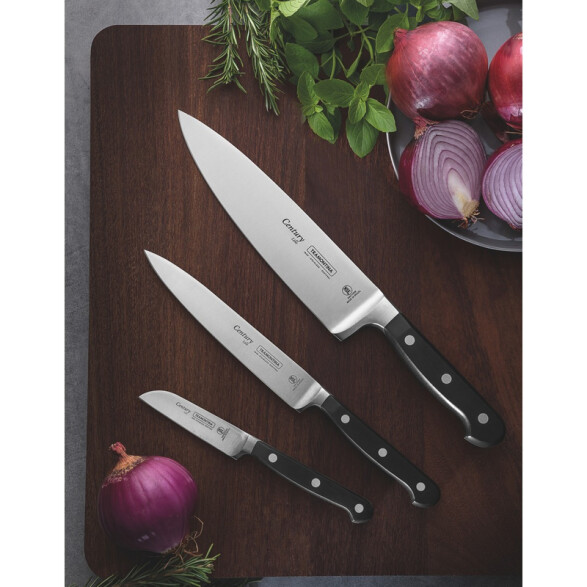 Juego de cuchillos modelo CENTURY, 3 piezas -TRAMONTINA TN9685