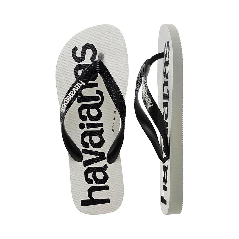 Sandalias Havaianas Top Logomania2 FC Hombre Blanco/Negro/Blanco