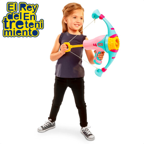 Arco Lanzador Little Tikes Juguete + 4 Balas Dardos Rosa