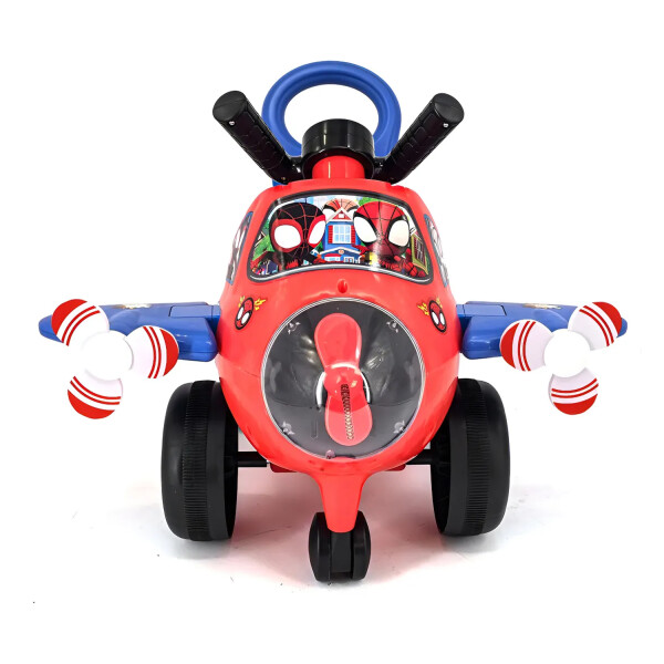 Buggie Avión Spiderman Con Luz Y Sonido 61531 BUGGIE AVION SPIDEY C/LUZ Y SONIDO 61531