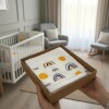 Sabanas minicuna colecho Little Ones arco iris