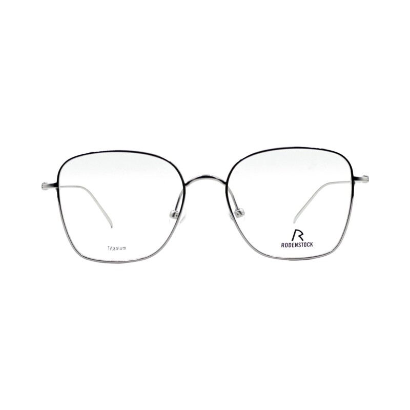 Rodenstock Cuadrado Metal Gris detalle amarillo Rodenstock Cuadrado Metal Gris detalle amarillo