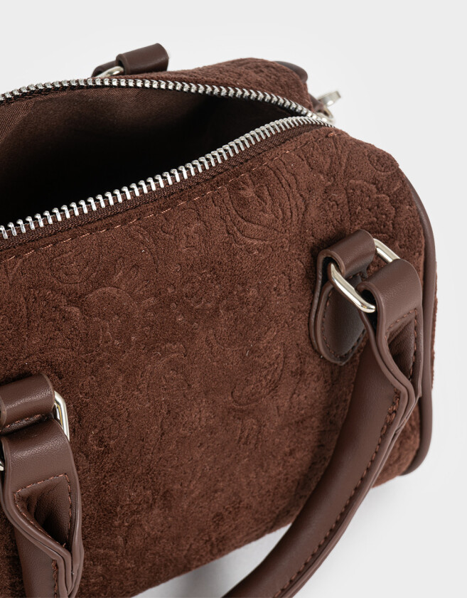 Bowling Cartera Bowling Suede Chocolate - Marron Chocolate