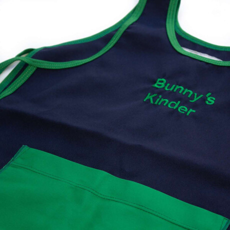 Delantal verde Bunny´s Kinder