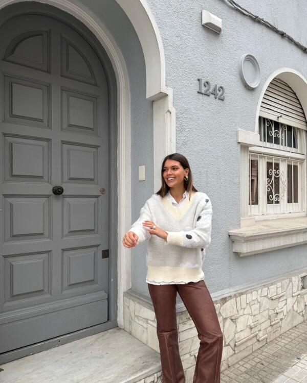 Buzo Florencia crema