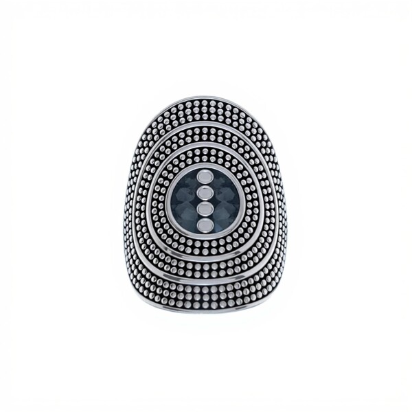 Anillo Puntos-Plata 925-Sin Piedra-AN3161 sinpiedra