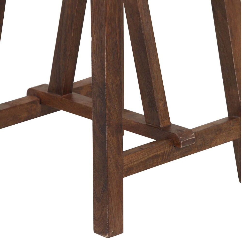 MESA DE LIVING LATERAL - ARRIME MADERA-DE-MANGO MARRON FARM CASTAÑO