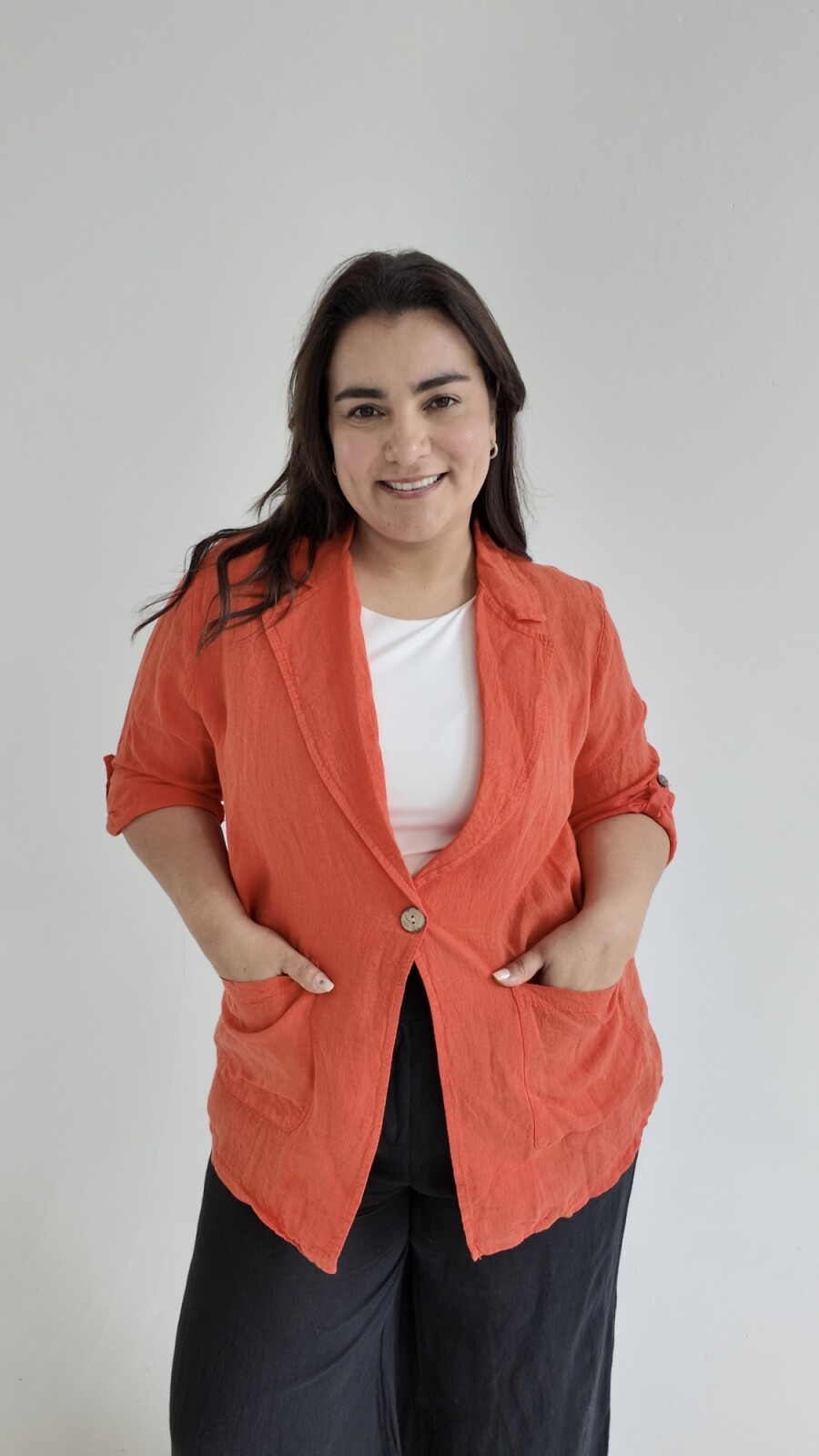 Blazer Luzbel Naranja