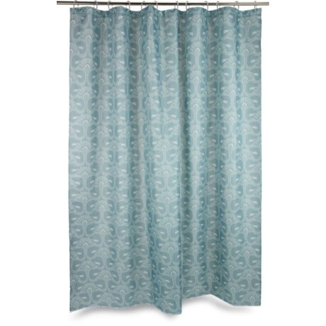 Cortina de ducha GOTTNE 180x200 azul Azul