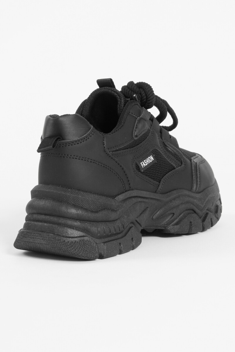 Zapatilla Cascada negro