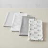Set sabanas recibidores multifuncion gerber x4 elefante gris