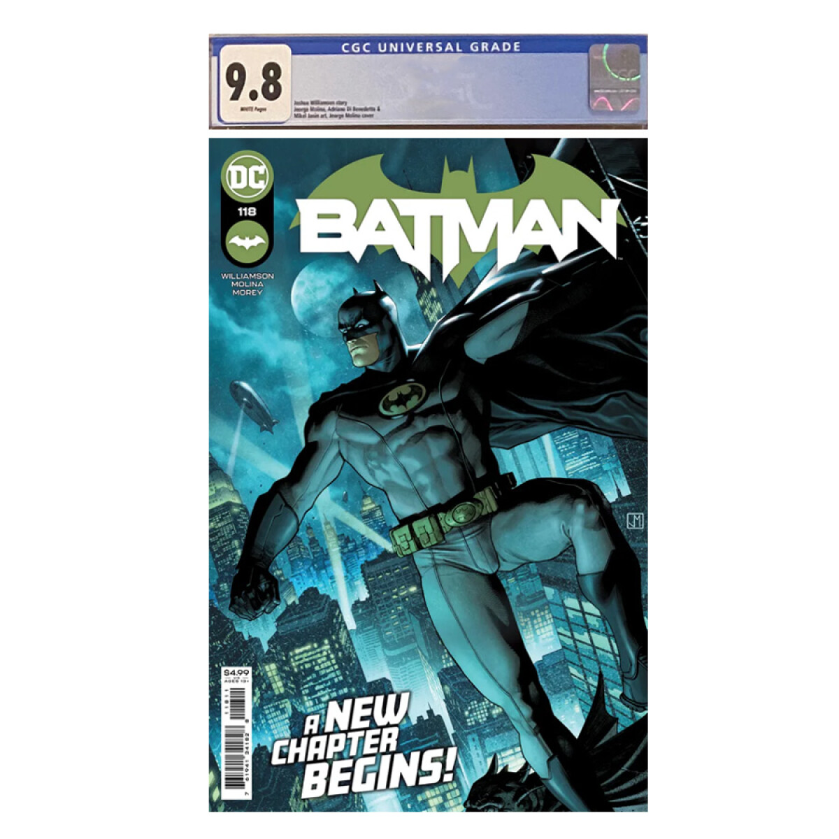 CGC Universal Grade Comic - Batman A New Chapter Begins! · Batman #118 
