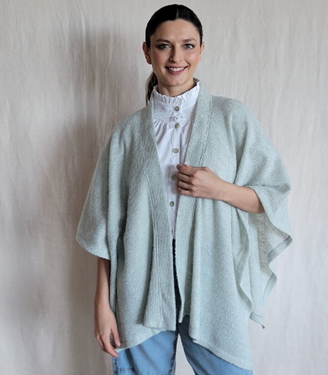 Ruana Cerdeña - Verde Malva 
