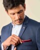 Pañuelo Bolsillo Rojo Oscuro Satinado