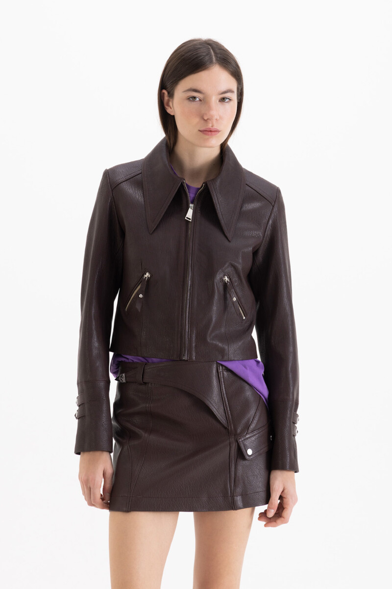 CHAQUETA WESTERN Chocolate