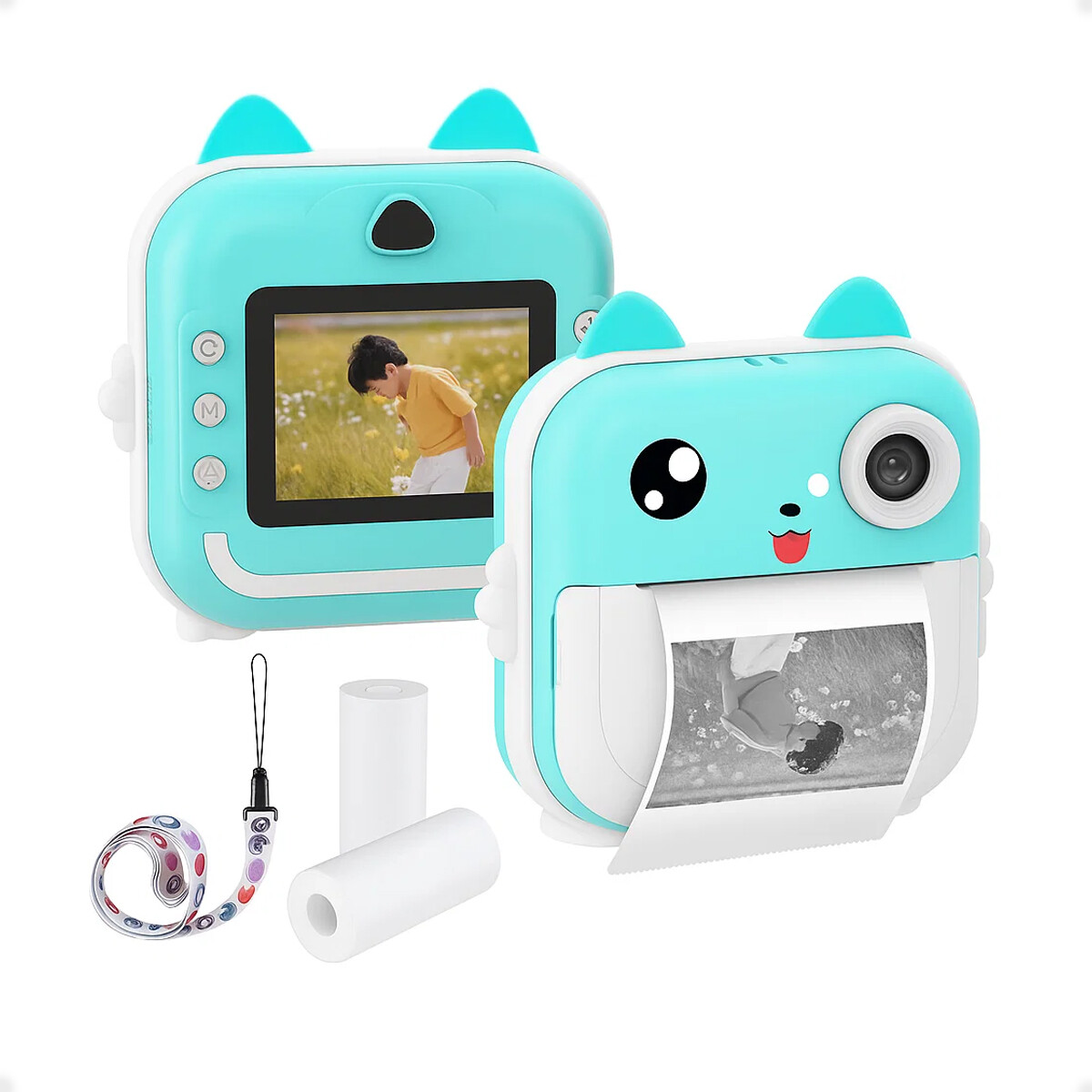 Cámara Infantil Con Impresión Instantánea De Fotos 