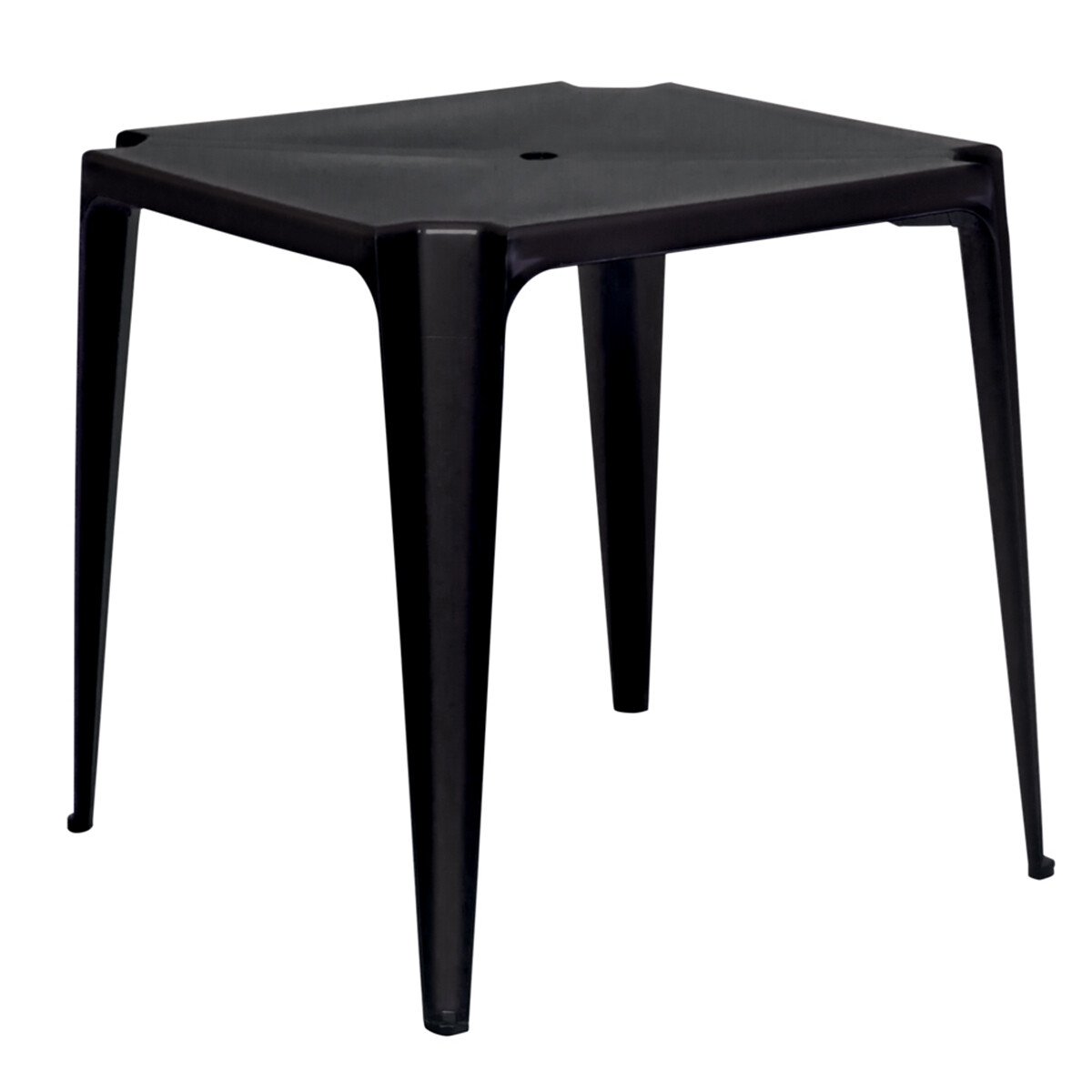 Mesa cuadrada 70 x 70 cm Bela Vista - NEGRO 