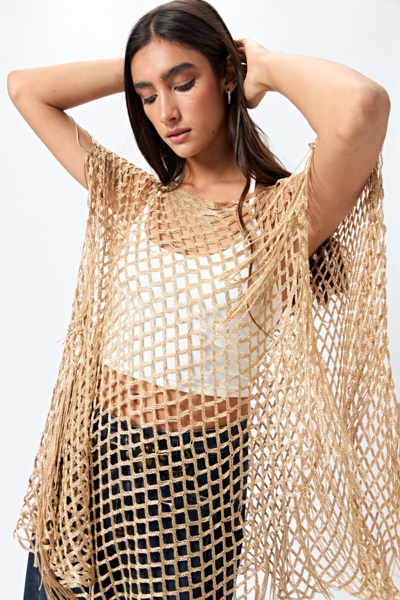 PONCHO DUMONT Beige