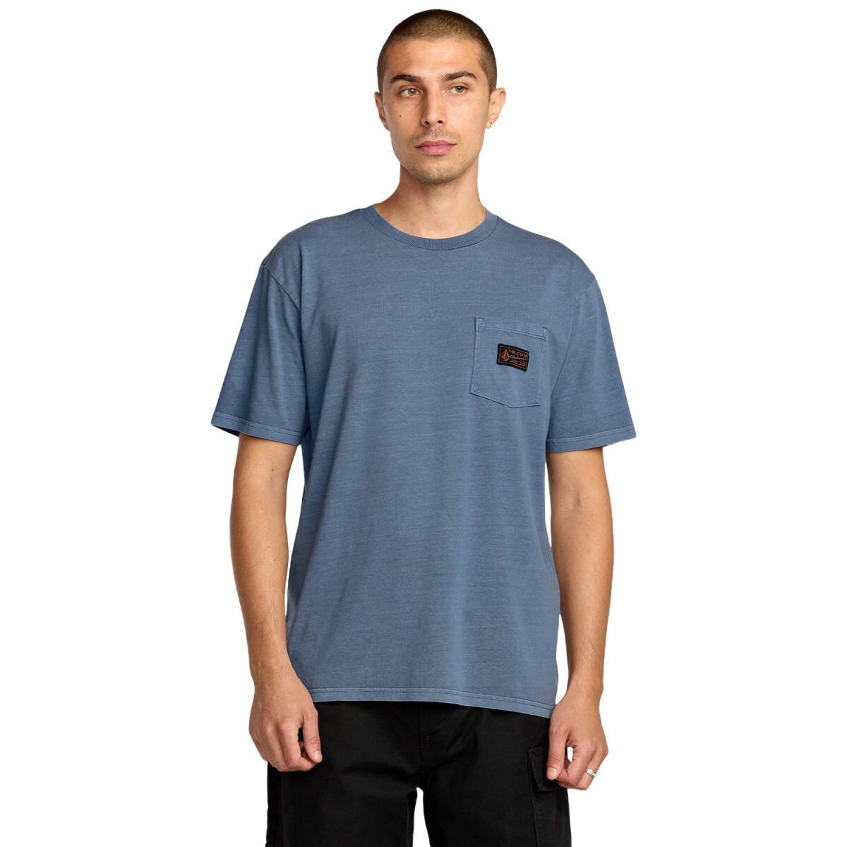 Remera Volcom Anchored - Gris 
