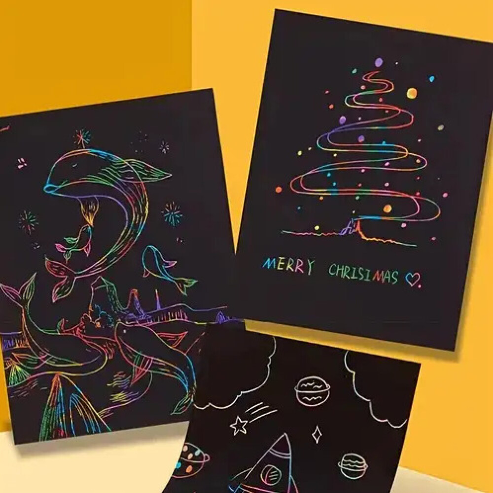 Papel De Scratch 20 Unidades Ilustra #PAPEL DE SCRATCH 20 UNIDADES ILUSTRA