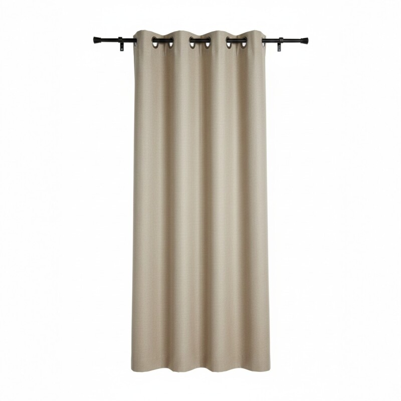 CORTINA ANN & VAL ANTIS MONACO 1,35 X2,30CM MARRON Unica