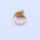 Anillo oro 18k con rubíes navette y brillantes. Anillo oro 18k con rubíes navette y brillantes.