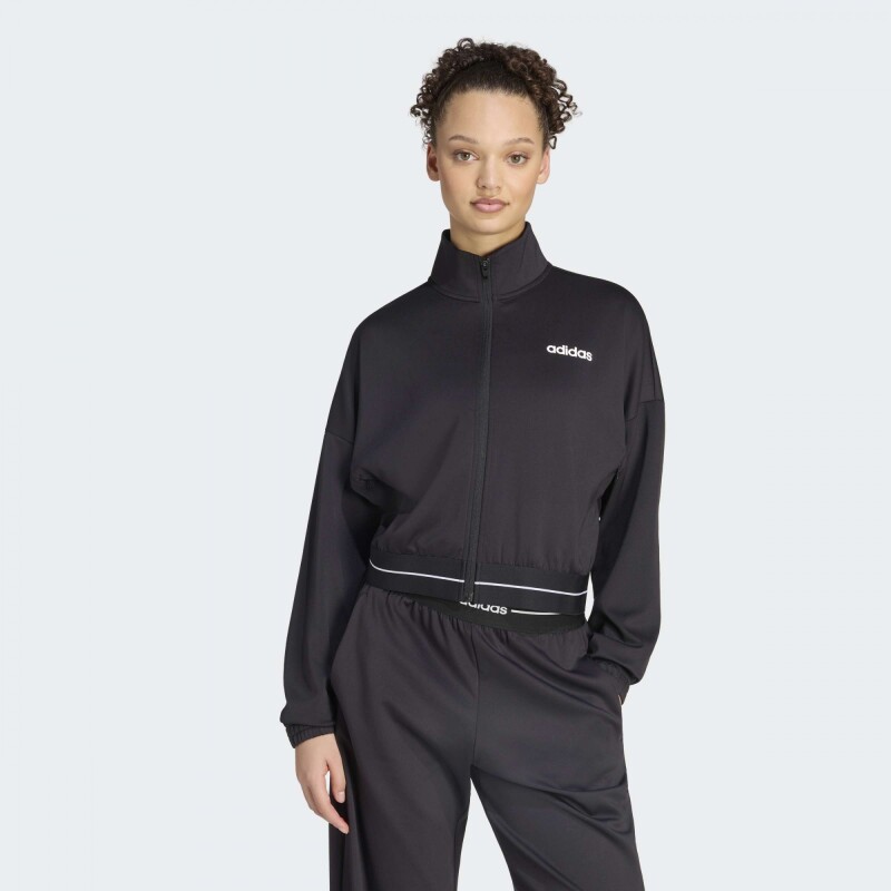 Campera Adidas Cropped Track Top Negro