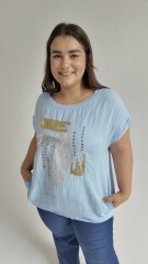 Remera Estela Celeste