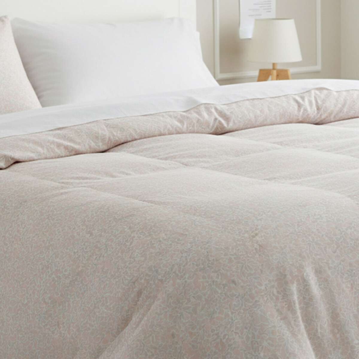 Acolchado 1 Plaza home-class 100% Microfibra - D 659-1 Fl Rosa 