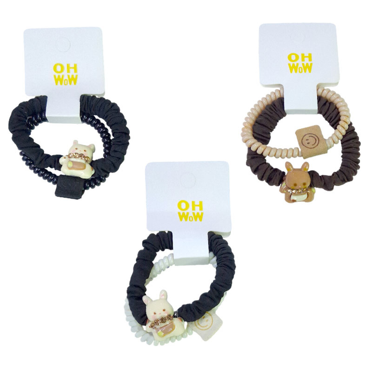 Colitas para el cabello 2pcs conejo - Colitas Para El Cabello 2pcs Conejo 