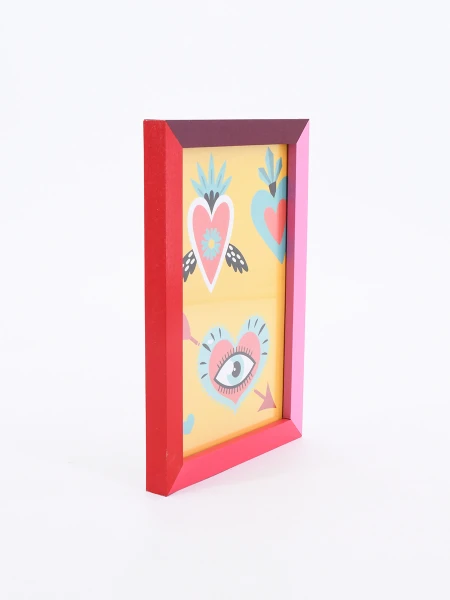 CUADRO OJO CORAZON ESTAMPADO 1