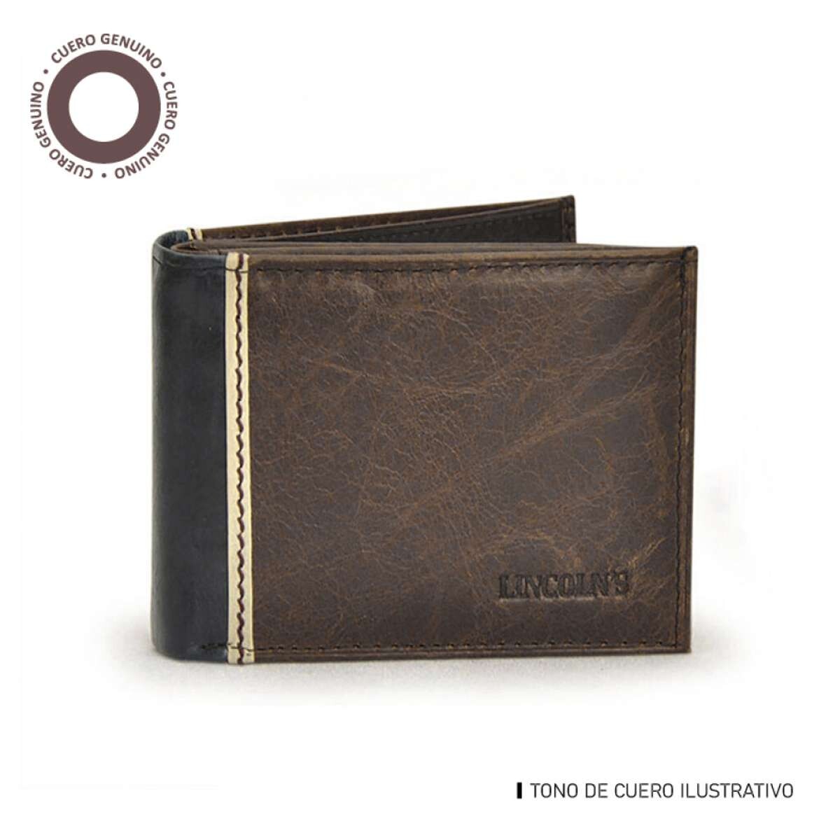 Billetera Cuero Perseo - Chocolate 