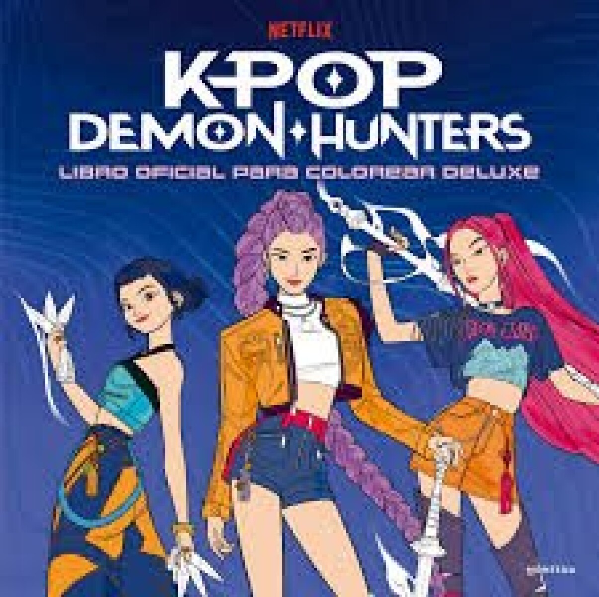 KPOP DEMON HUNTERS LIBRO PARA COLOREAR 